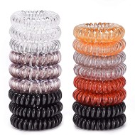 17 Pack Hair Ties Hair Elastics, Multi Color Hair Bands Waterproof Phone Cord Hair Scrunchies Hair Accessories for Women